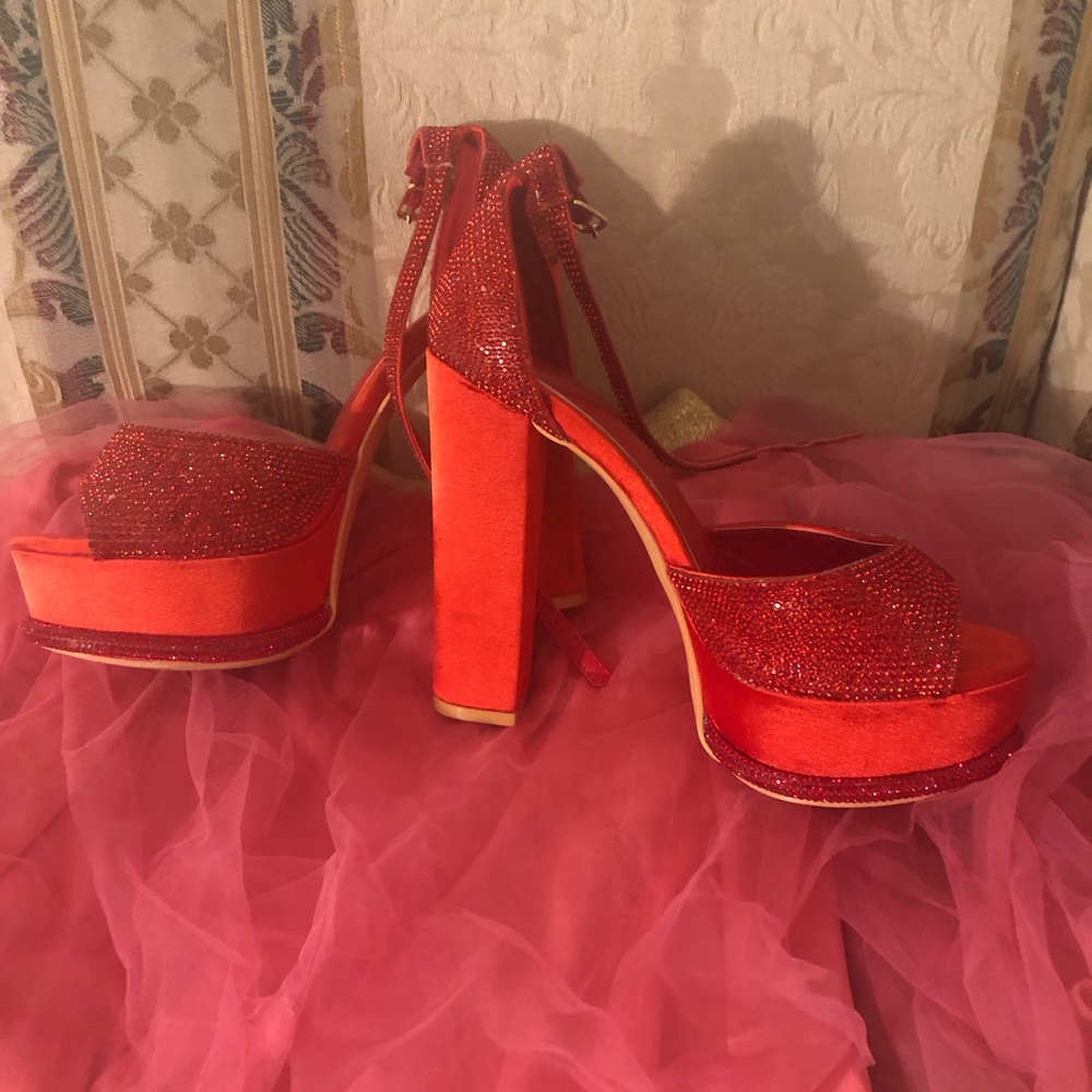 Beautiful Cherry Red high heels.
